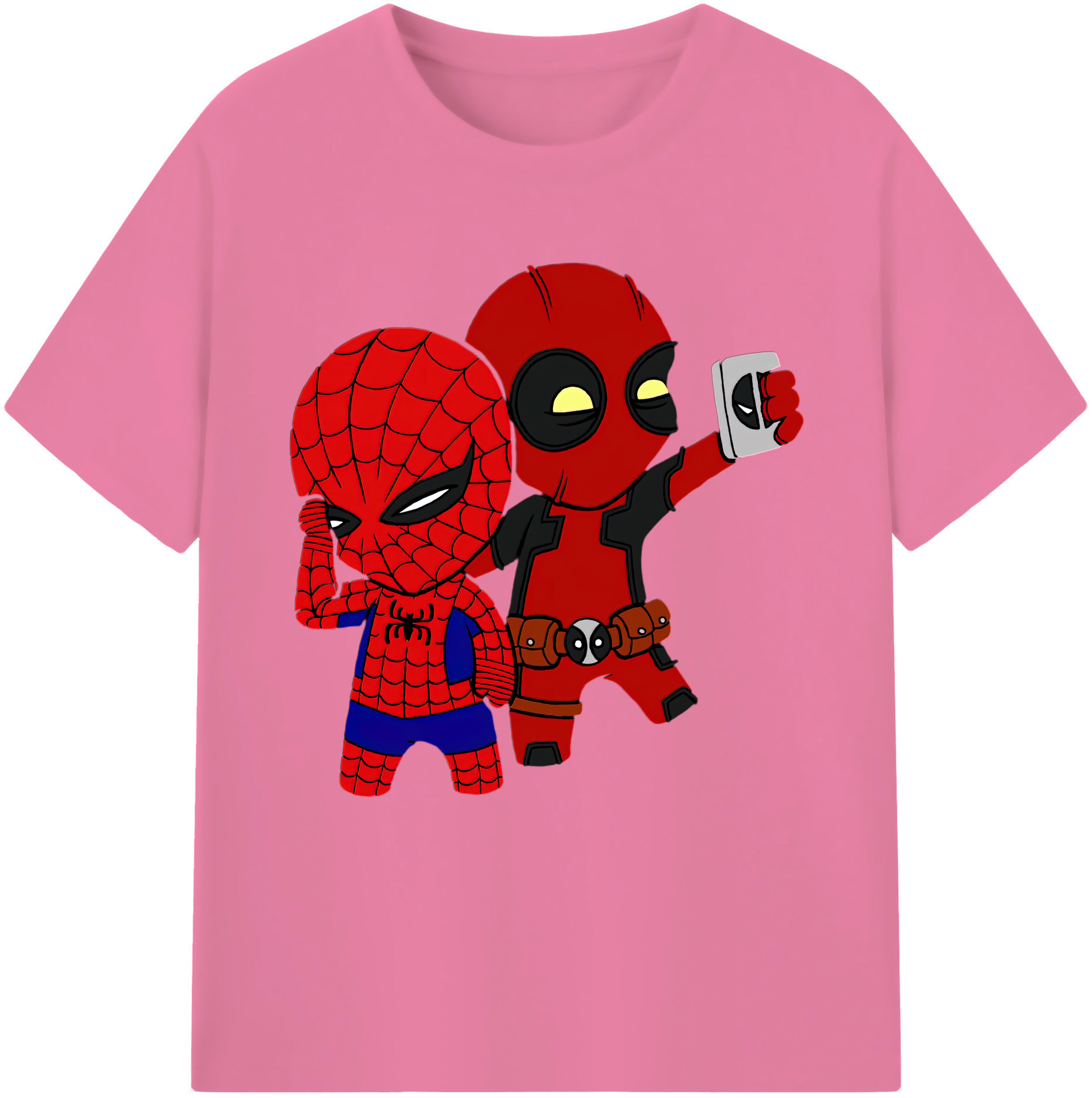 （画像用） Deadpool デッドプール 綿100％半袖Tシャツ（フロントプリント）